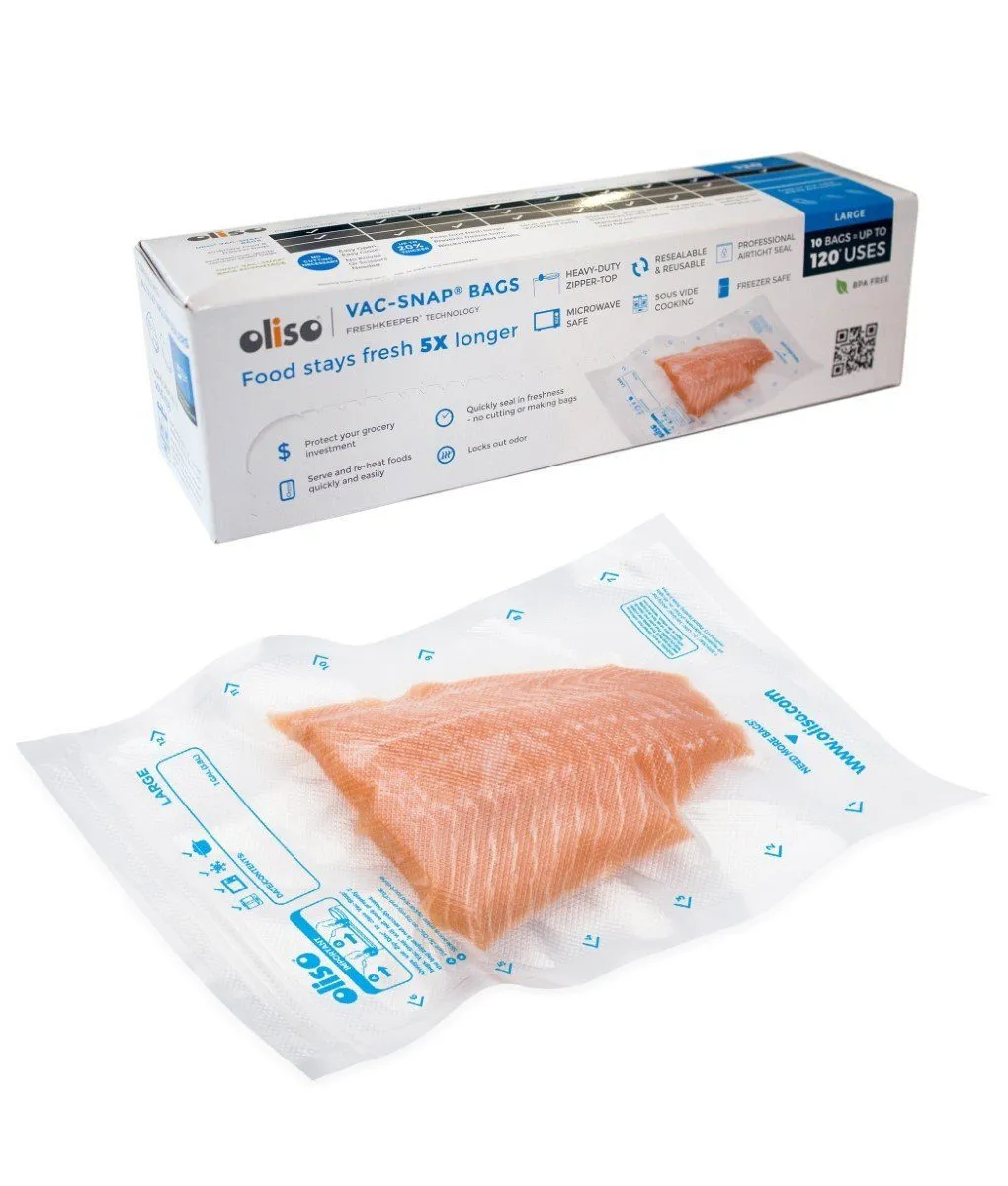 Vacuum Sealer Bags – Large 10 Pack Bags