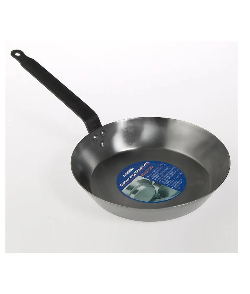 Black Iron Frypan 25cm