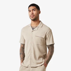 Crinkle Shirt | Stone