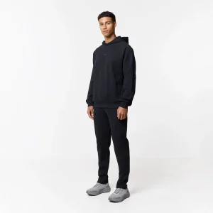 Apex Open Hem Tracksuit | Black